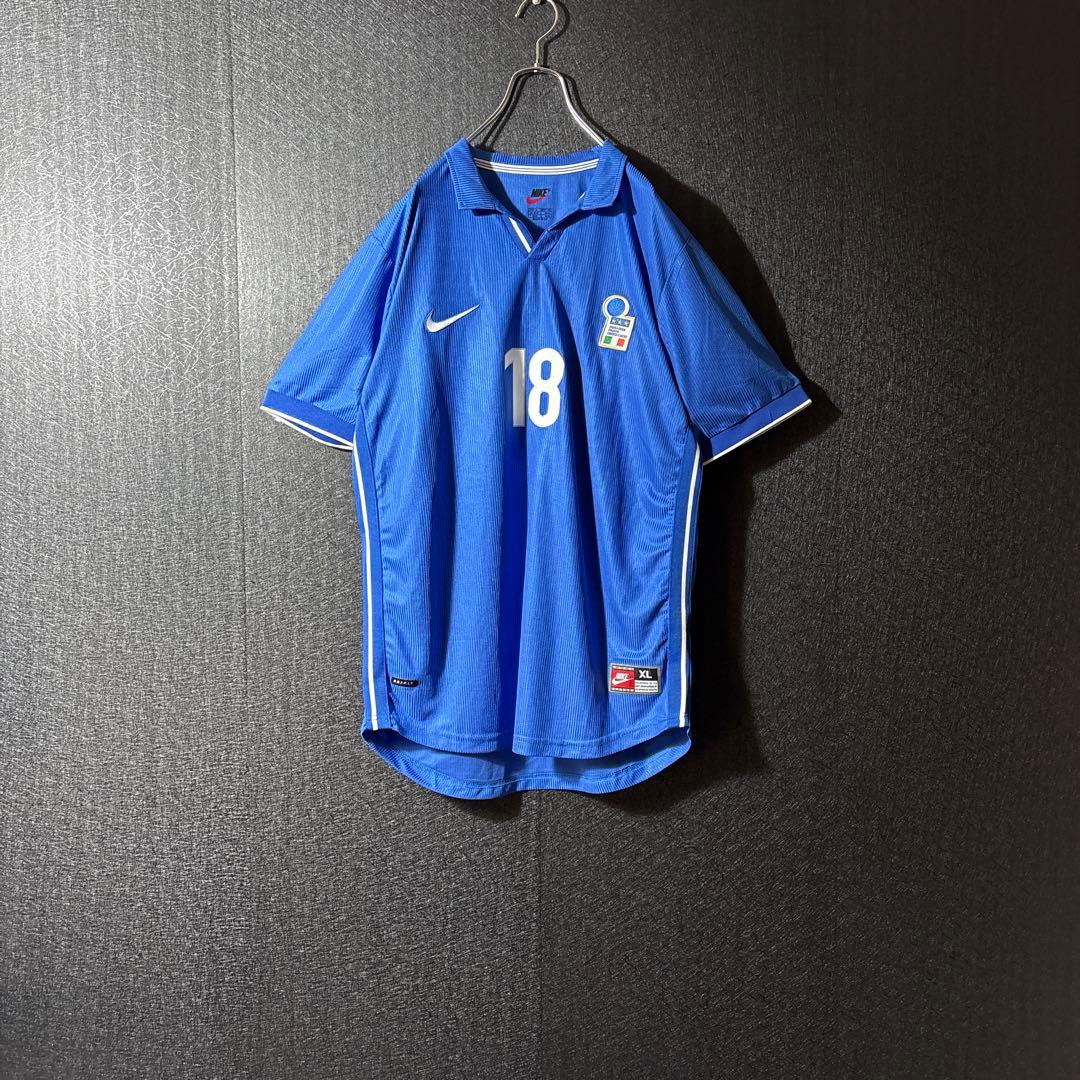 ☆ ロベルト・バッジョ】 NIKE イタリア代表 サッカー ユニフォーム XL