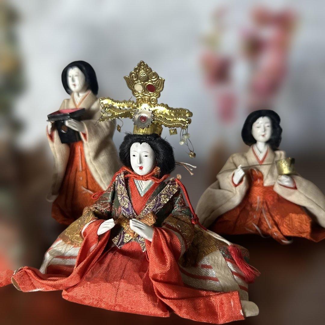 最終お値下げ❣️希少品 蔵出し アンティーク雛人形セット ひな祭り