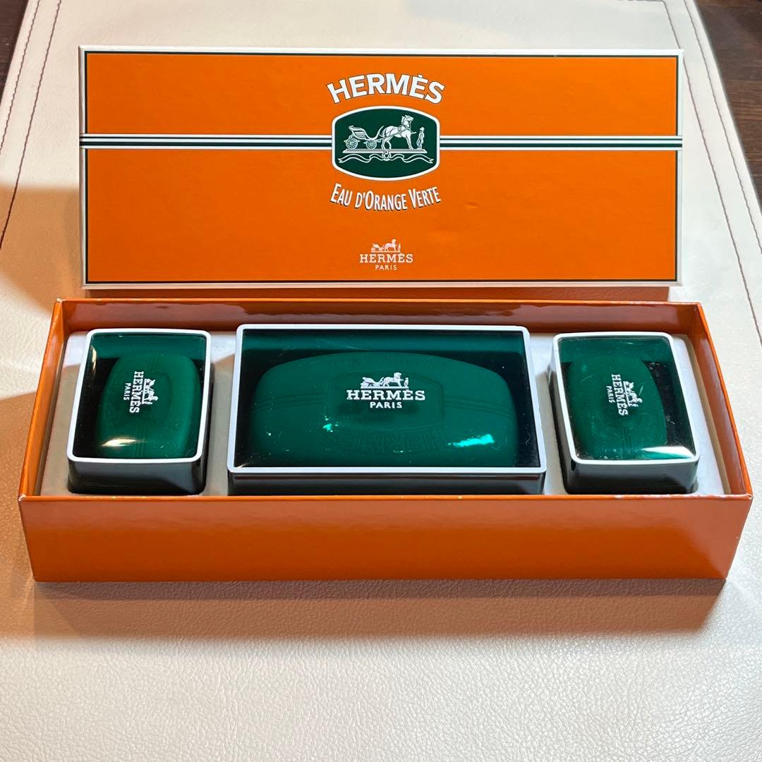 エルメス オードランジュ ヴェルト ソープ 3個入りセット EOV3