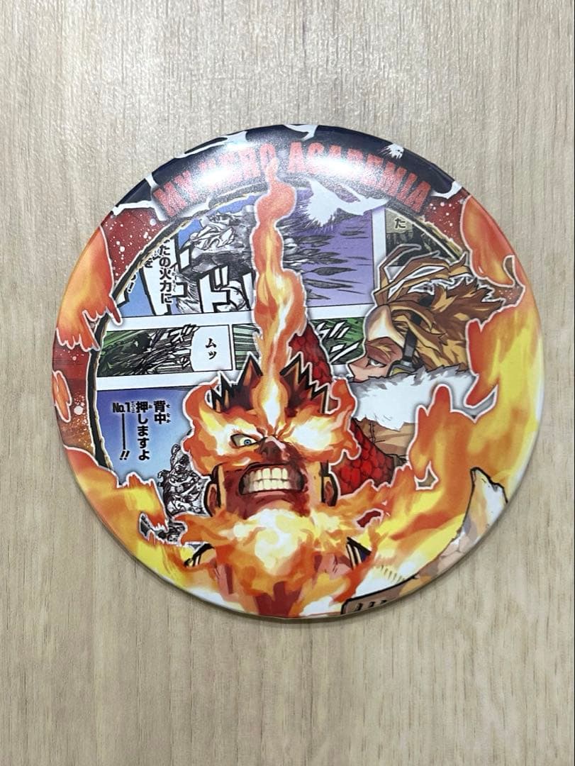 ヒロアカ展】コレクション缶バッジ エンデヴァー ホークス - メルカリ