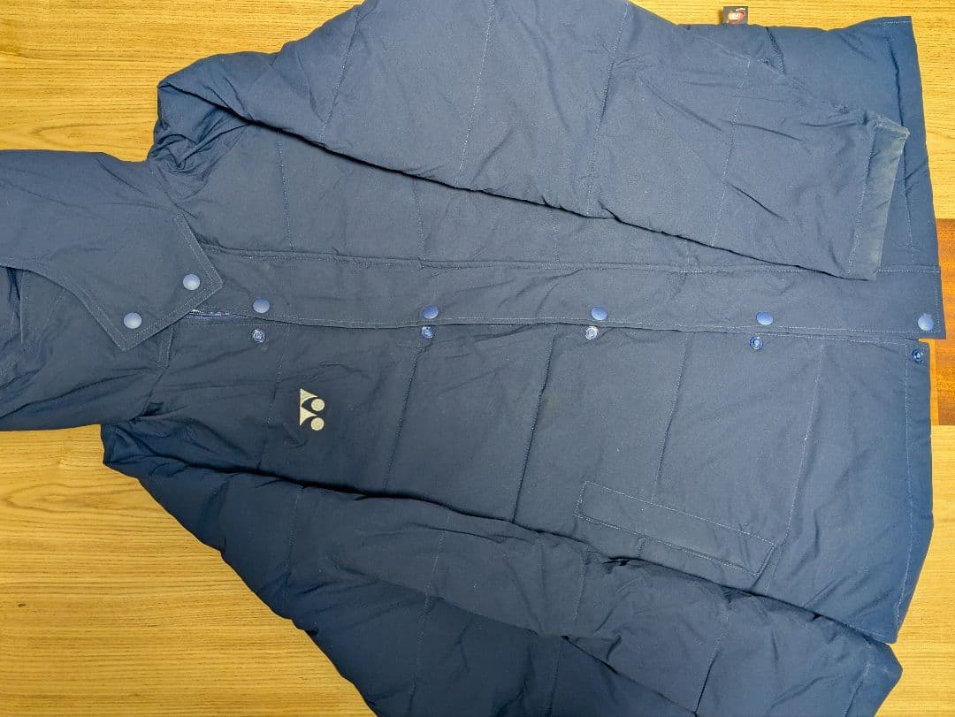 YONEX フード付きダウンジャケット Lサイズ ネイビー 2026年最新】YONEX ダウンジャケットの人気アイテム - メルカリ