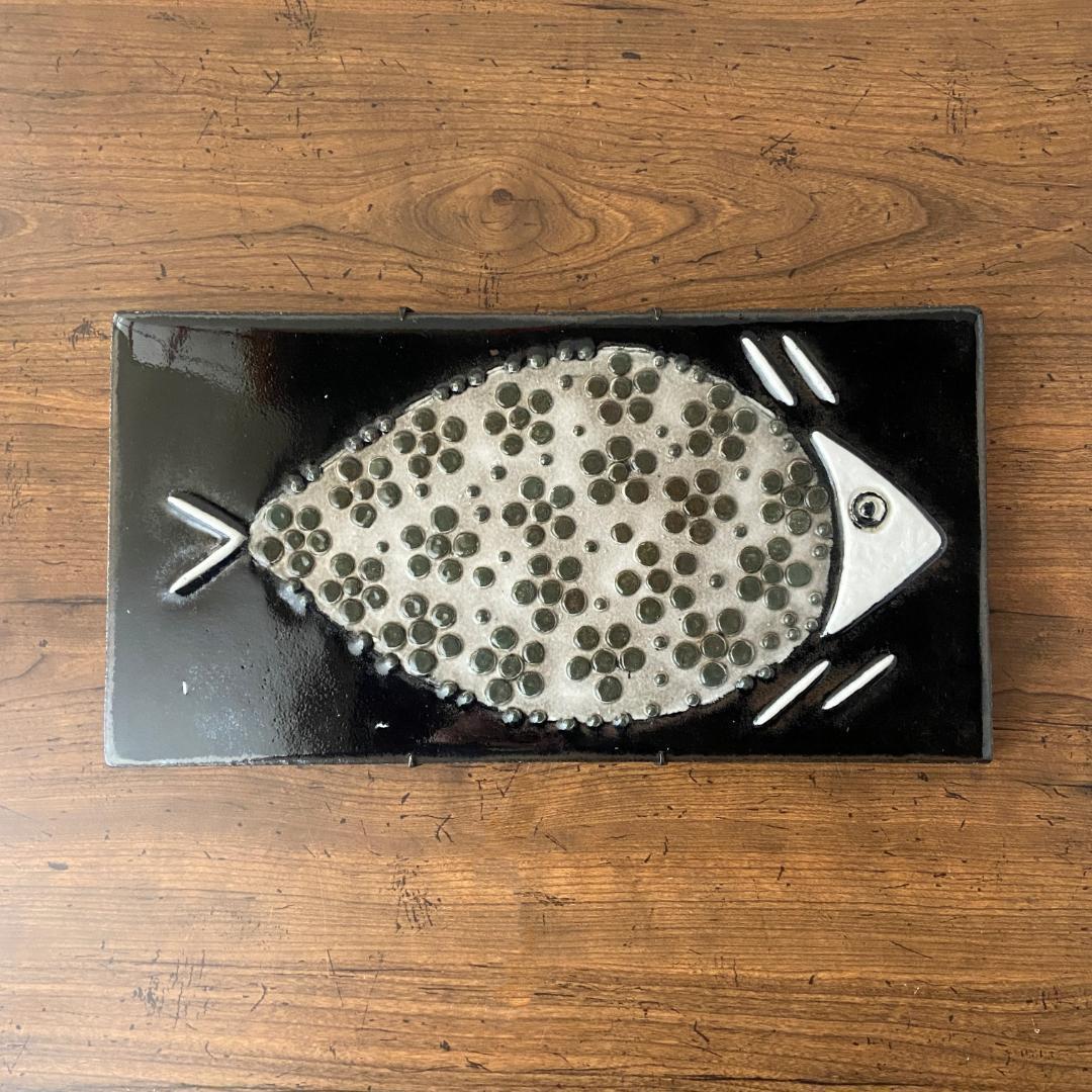 ◇極希少◇ Sylvia Leuchovius シルヴィア ビンテージ 陶板 魚 - メルカリ