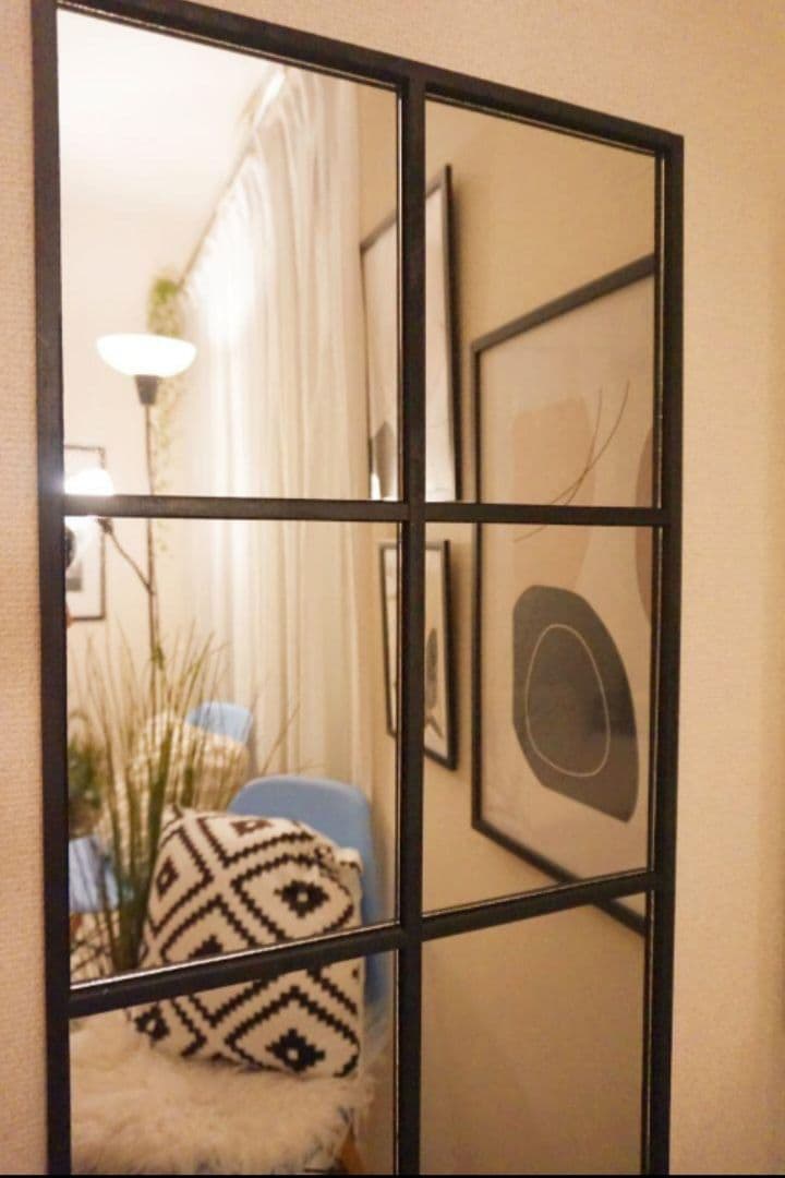 18枚鏡 壁掛けミラー 格子 大型ミラー 鏡 | 激安通販のイーサプライ