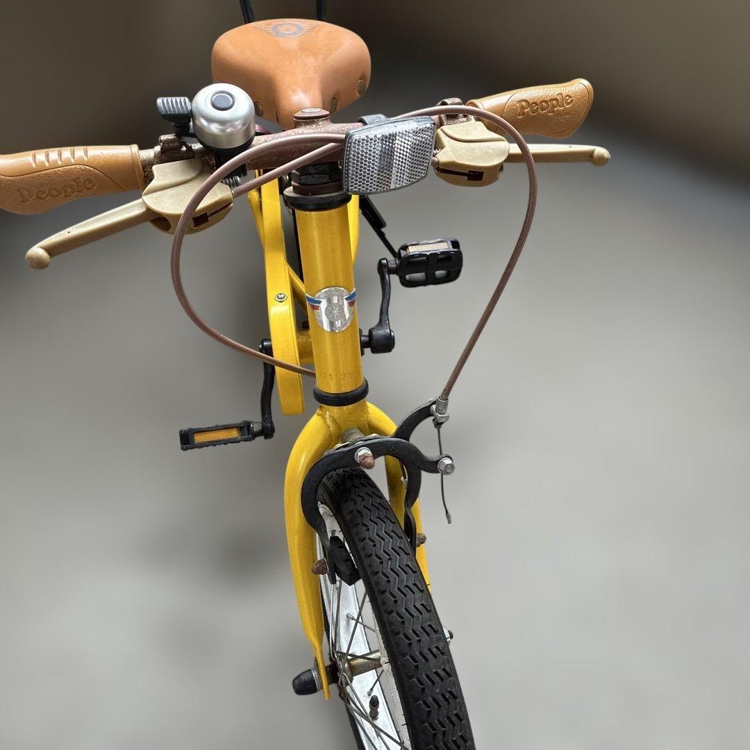 People 自転車 黄色 14インチ - メルカリ