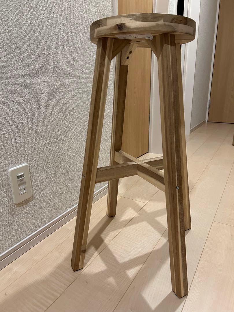 IKEA SKOGSTA ハイスツール カウンターチェア - メルカリ