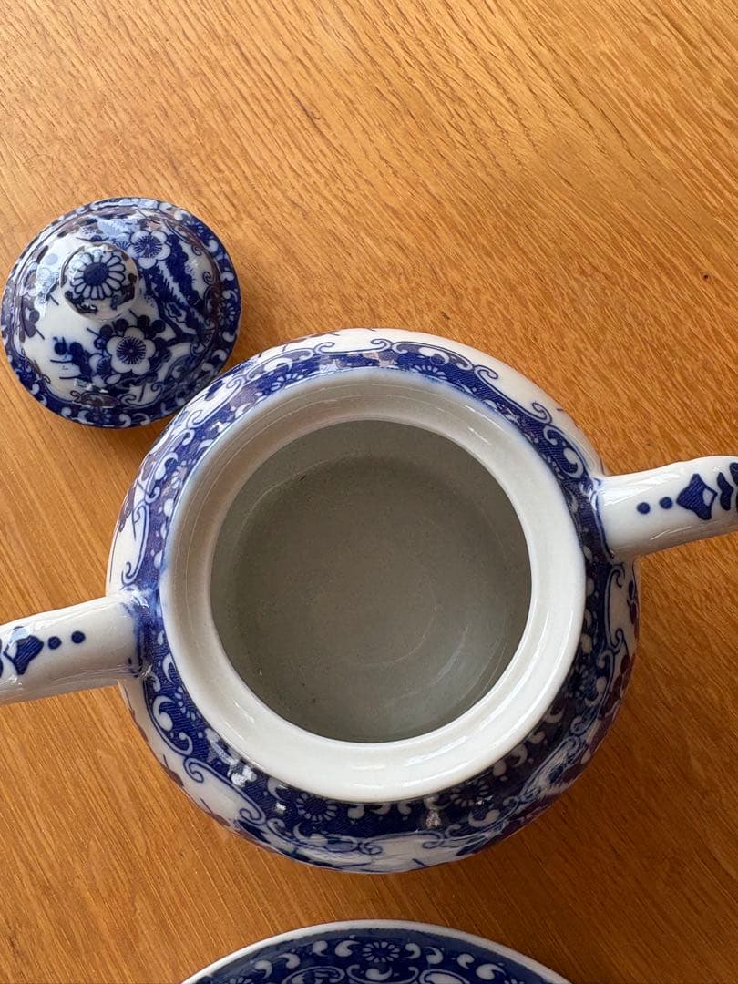 日本製 エッグシェル ティーセット 透かし 芸者 卵殻手 希少 - メルカリ