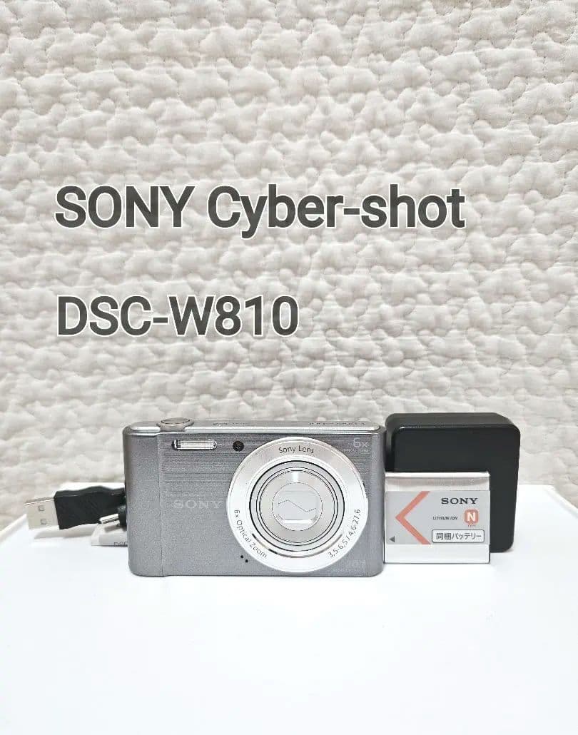 美品✨SONY Cyber-shot DSC-W810 シルバー 動作品 - メルカリ