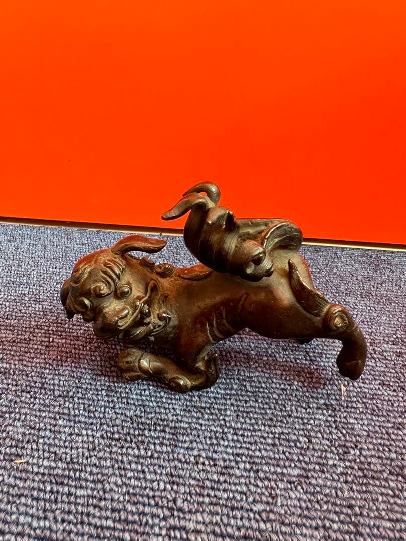 1311  銅製　獅子　置物 ライオンの置物 風水銅製獅子 : 中国貿易公司ctcオンラインショップ