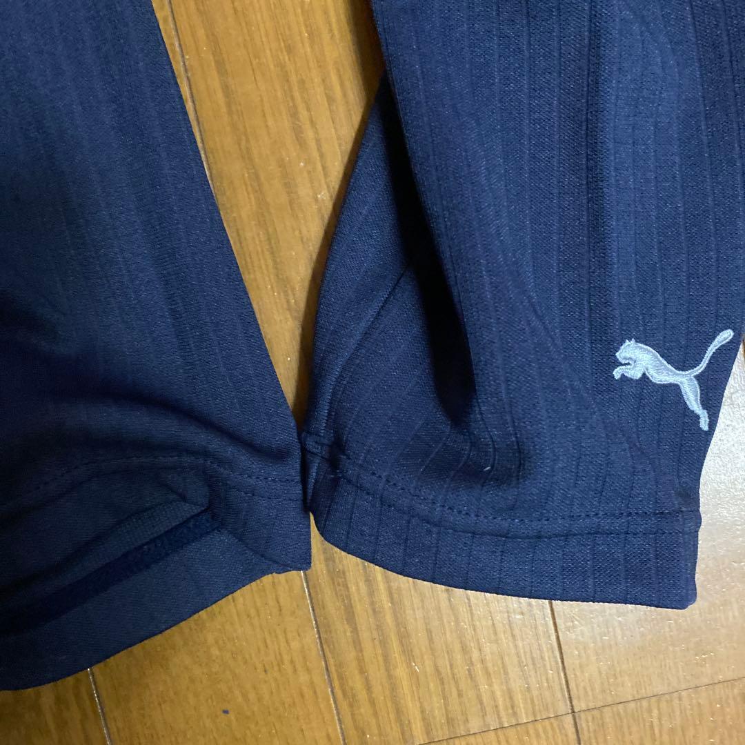Puma ジャージ上下セット ネイビー3連ロゴ 良品 - メルカリ