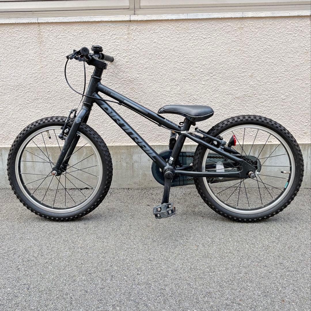 ダイワサイクル ダートレイルキッズDTL-K18ブラック補助輪なしスタンド