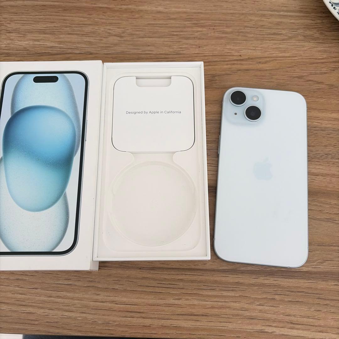 Apple iPhone 15 ブルー 256gb 本体 - メルカリ