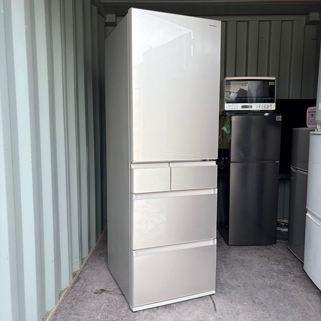 運搬取付無料！シャンパン純正Panasonic上品なおしゃれ冷蔵庫！完動超
