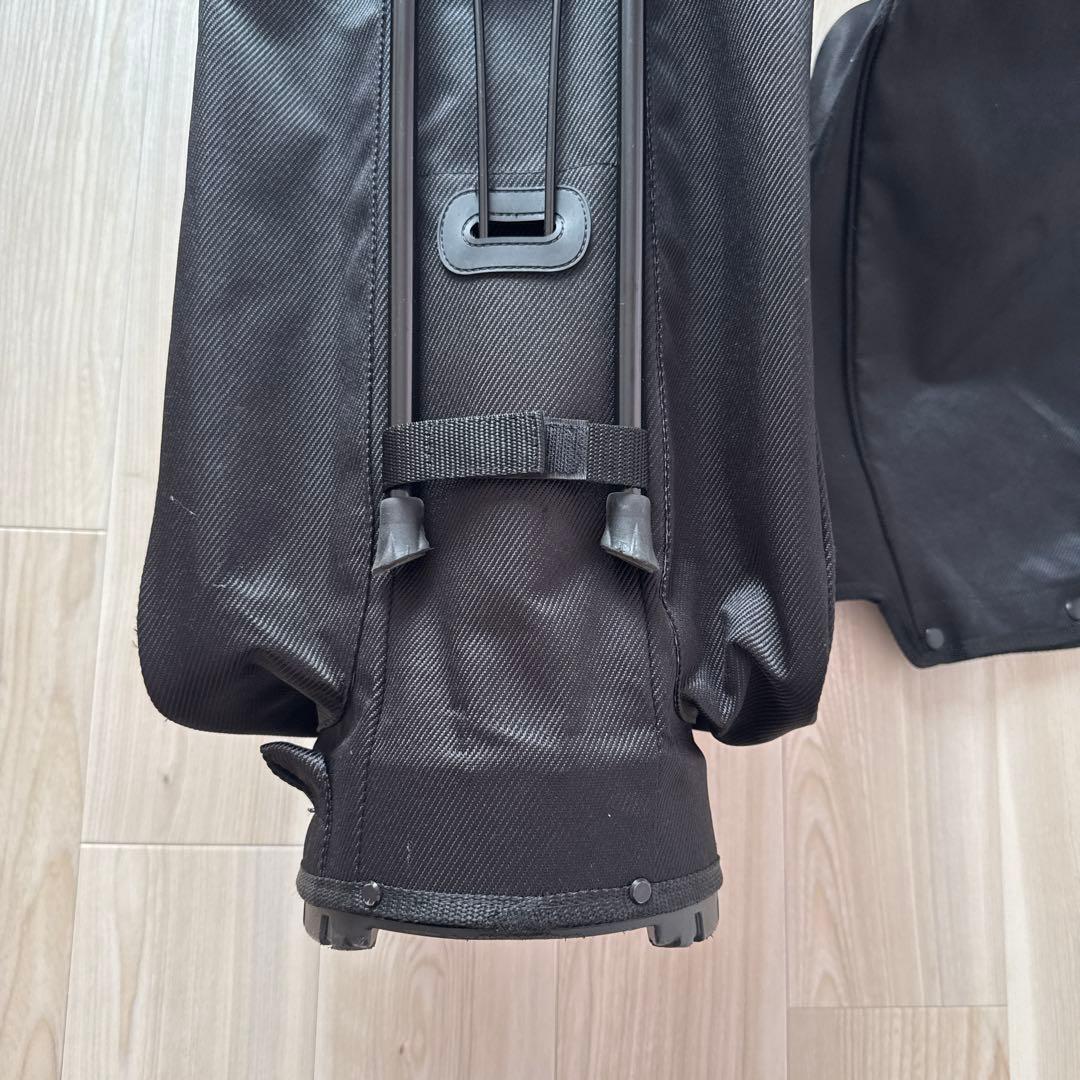 ラウンド1回】パーリーゲイツ キャディバッグ 黒 ブラック 軽量