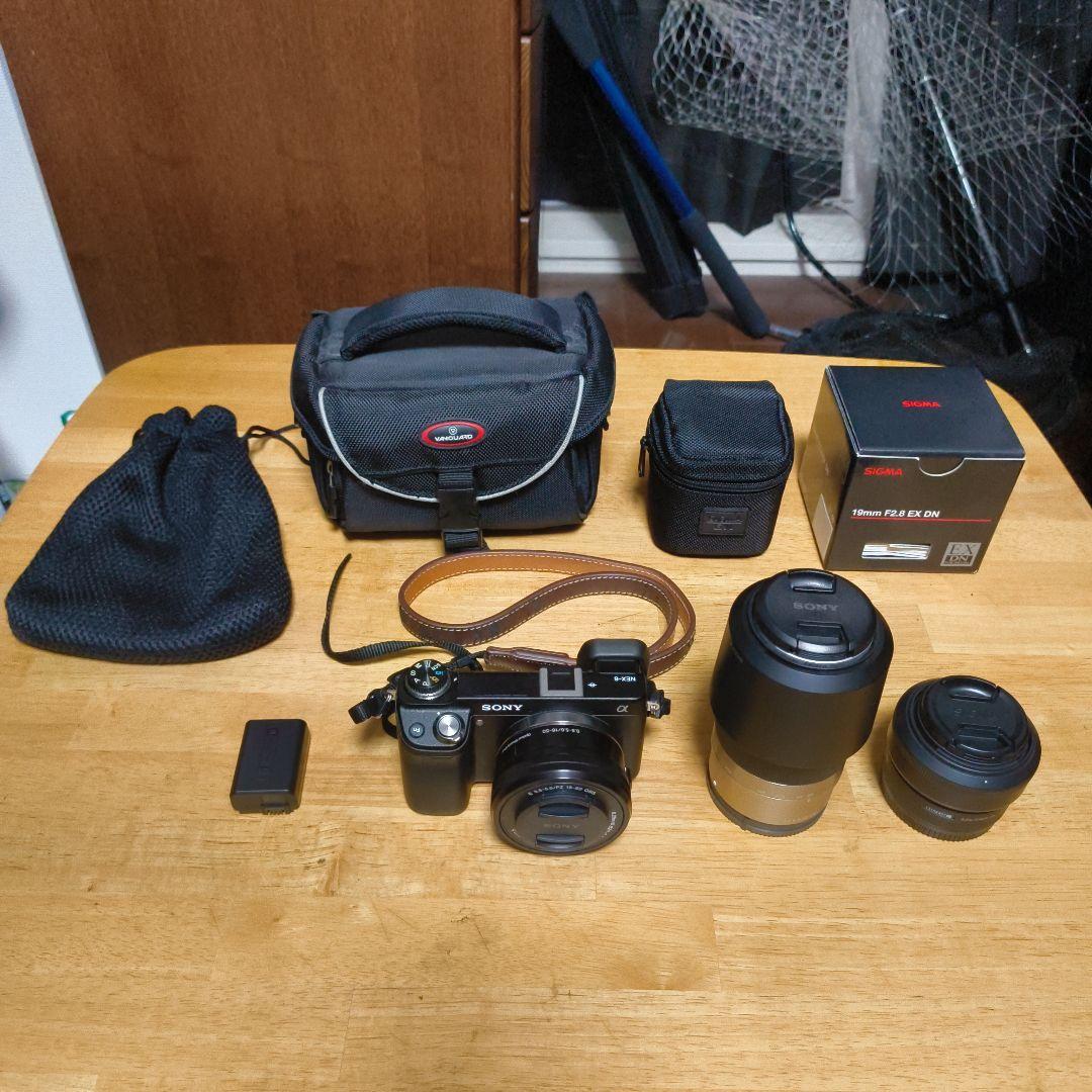Sony ミラーレス一眼カメラ NEX-6 レンズ3本付き Amazon | SONY ミラーレス一眼カメラ α NEX-6ズームレンズキット