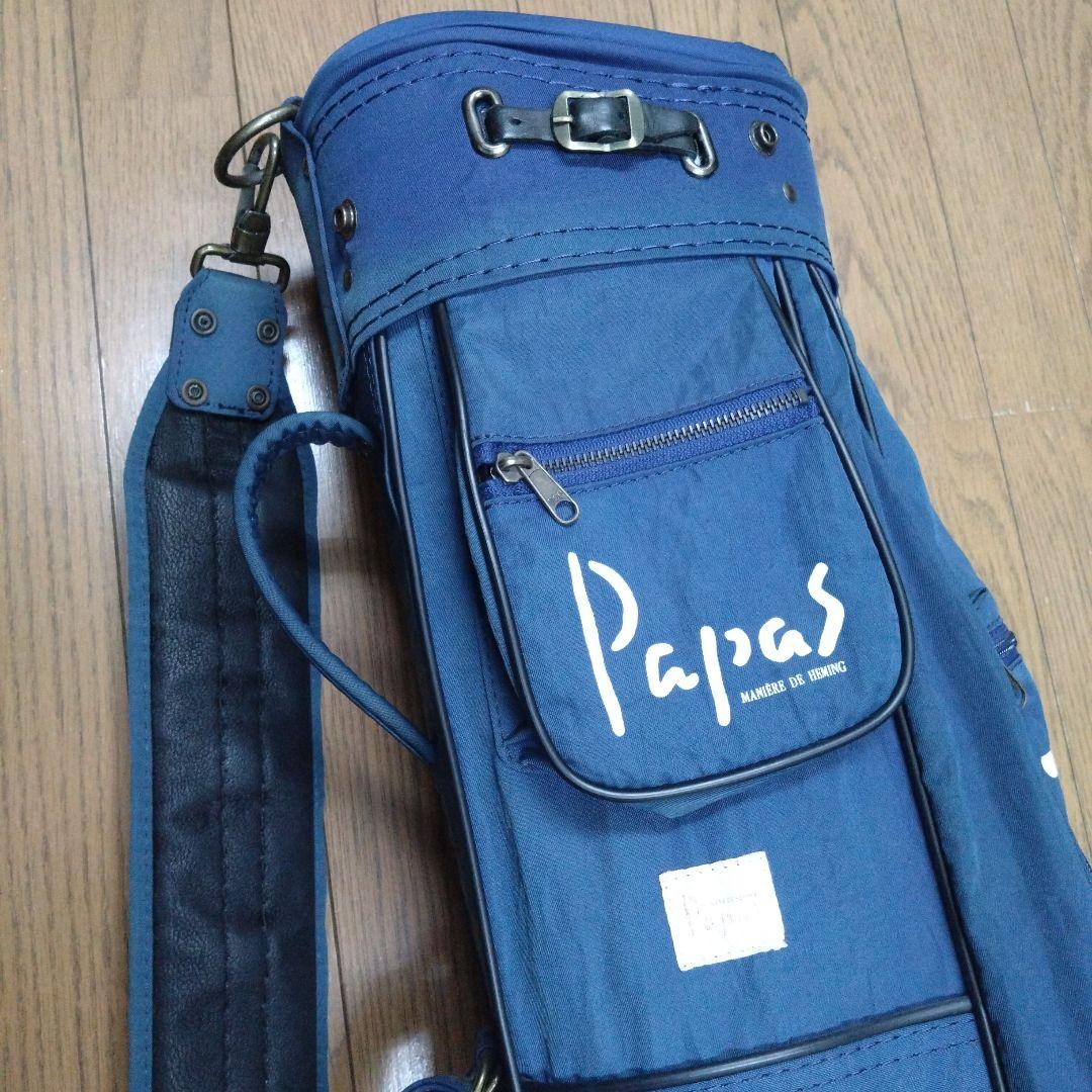 パパス papas ゴルフバッグ キャディーバッグ - メルカリ