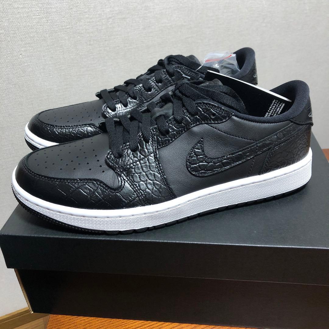 ナイキ エアジョーダン1LOW GOLF ブラック クロコダイル 27cm - メルカリ