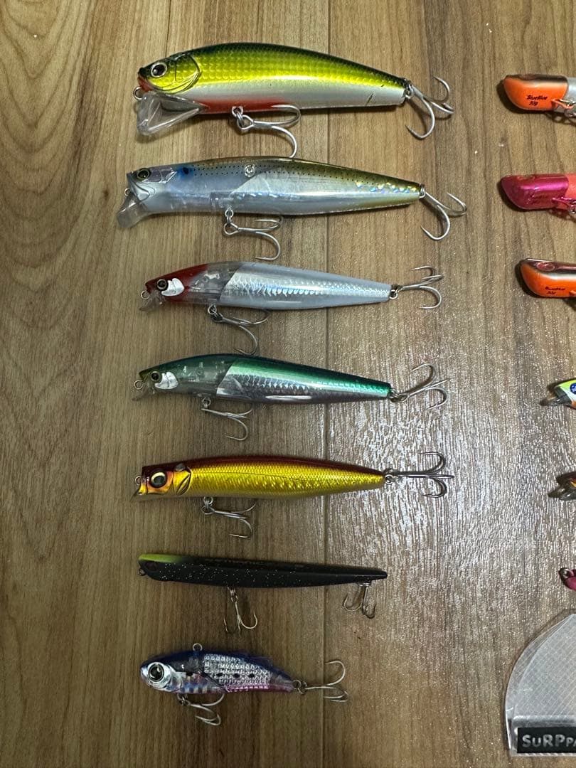 シーバスルアーセット ブルーブルー・メガバス・シマノ・デュオ