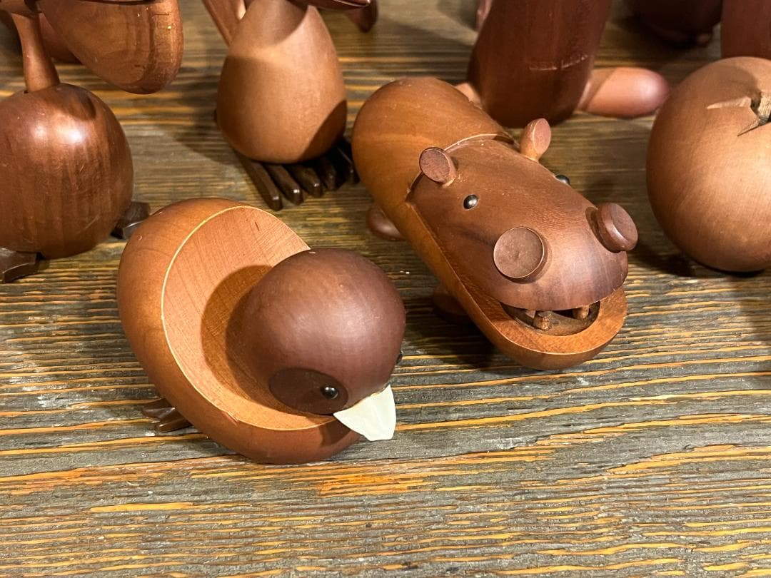 ロイヤルペット 千趣会 18体 北欧風 木製人形