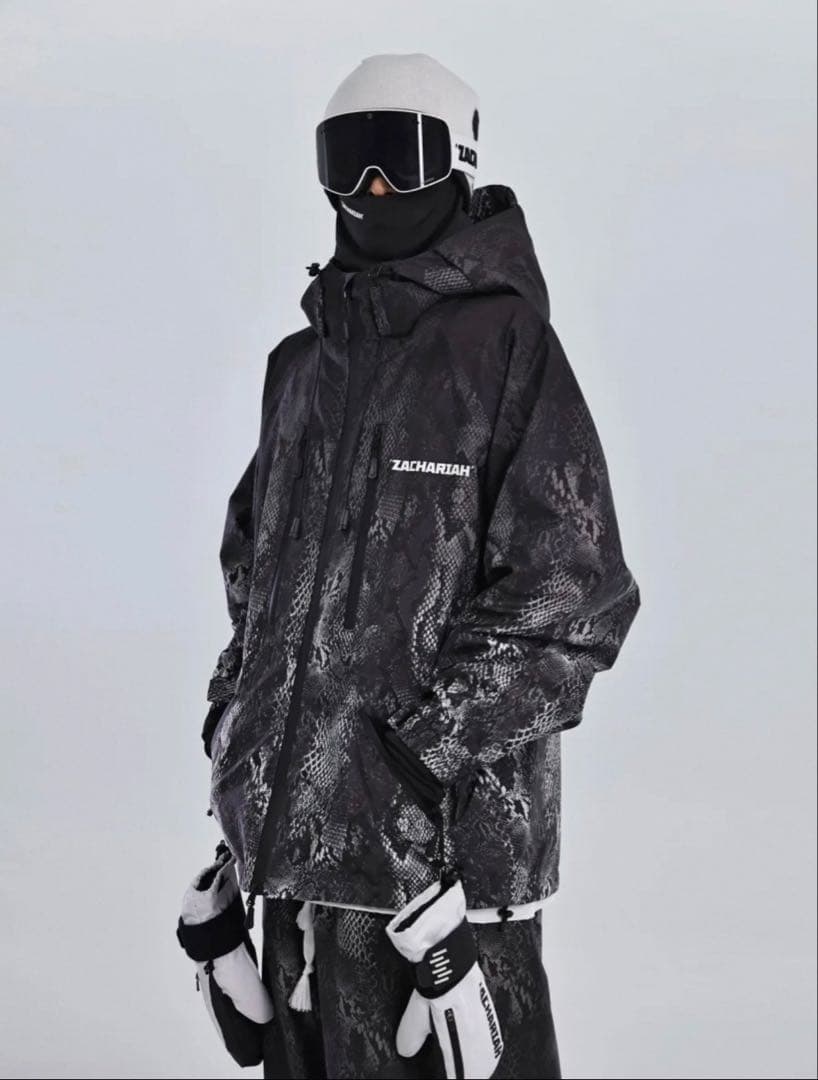 ZACHARIAH スノーボードウェア 蛇柄 ブラック Sサイズ 男女兼用 - メルカリ