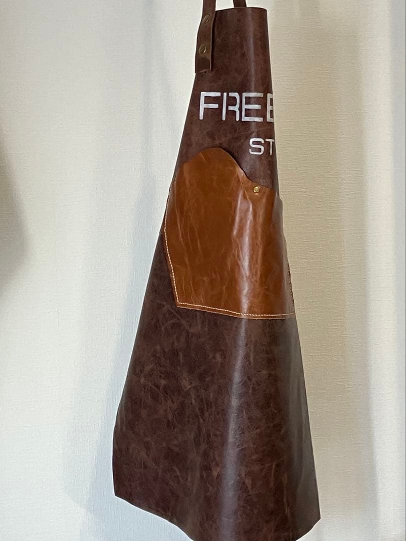 本革 レザーエプロン 一点物 作業用 DIY、ガーデニング、キッチン