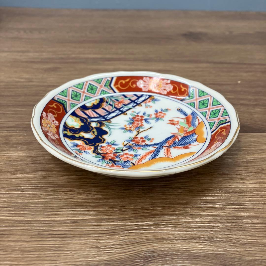 E-1 昭和レトロ 有田焼 大喜陶苑 古伊万里様式 盛皿 小皿 6点