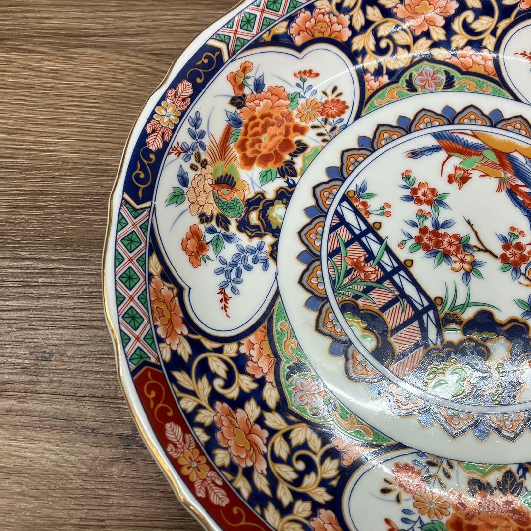 E-1 昭和レトロ 有田焼 大喜陶苑 古伊万里様式 盛皿 小皿 6点
