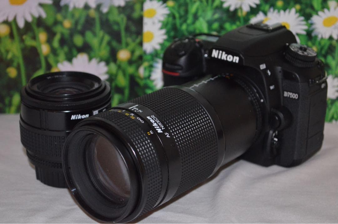 美品 ニコン Nikon D7500❤Wi-Fi搭載＆高速性能❤ダブルレンズ
