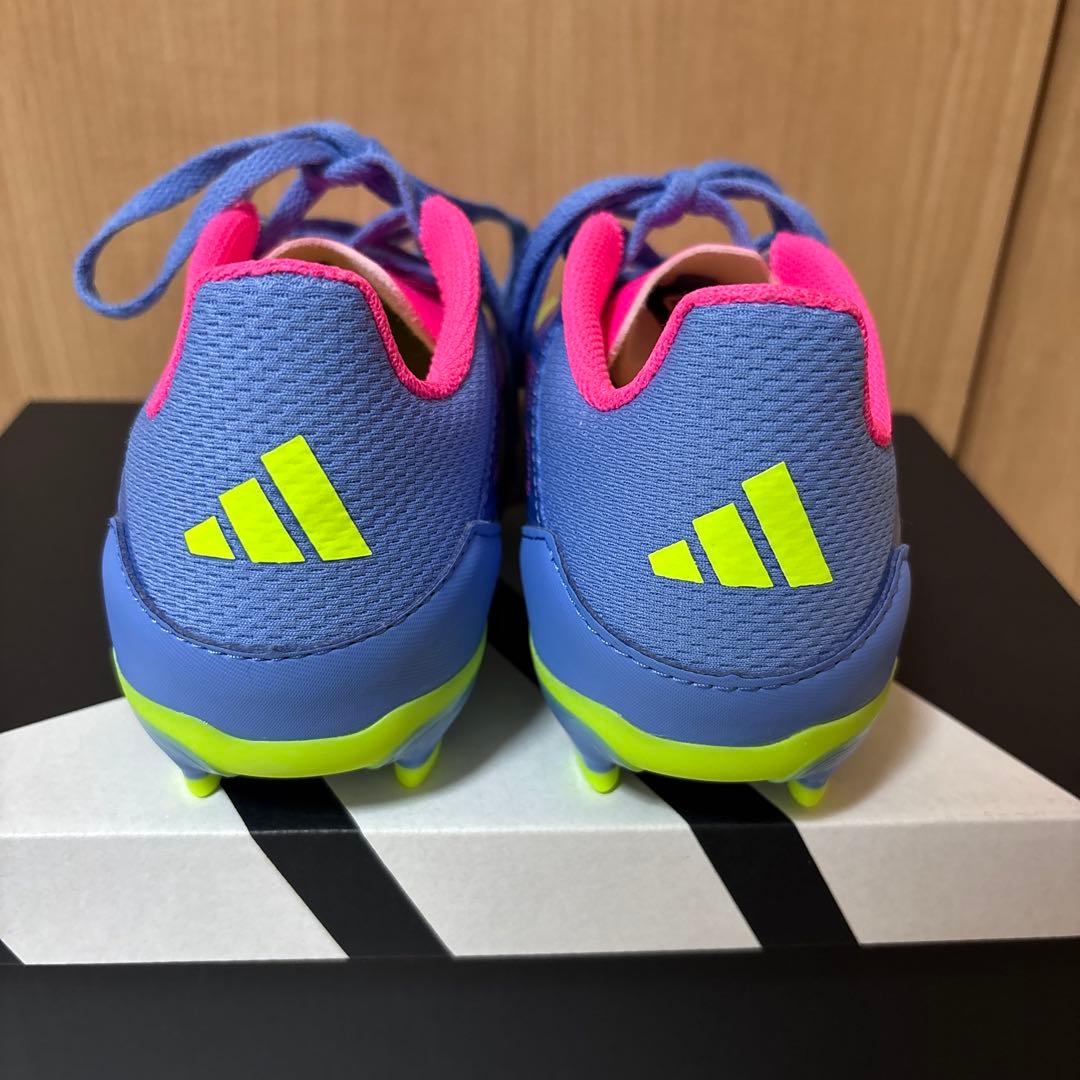 F50 LEAGUE HG/AG サッカーシューズ 青・ピンク・黄緑 - メルカリ