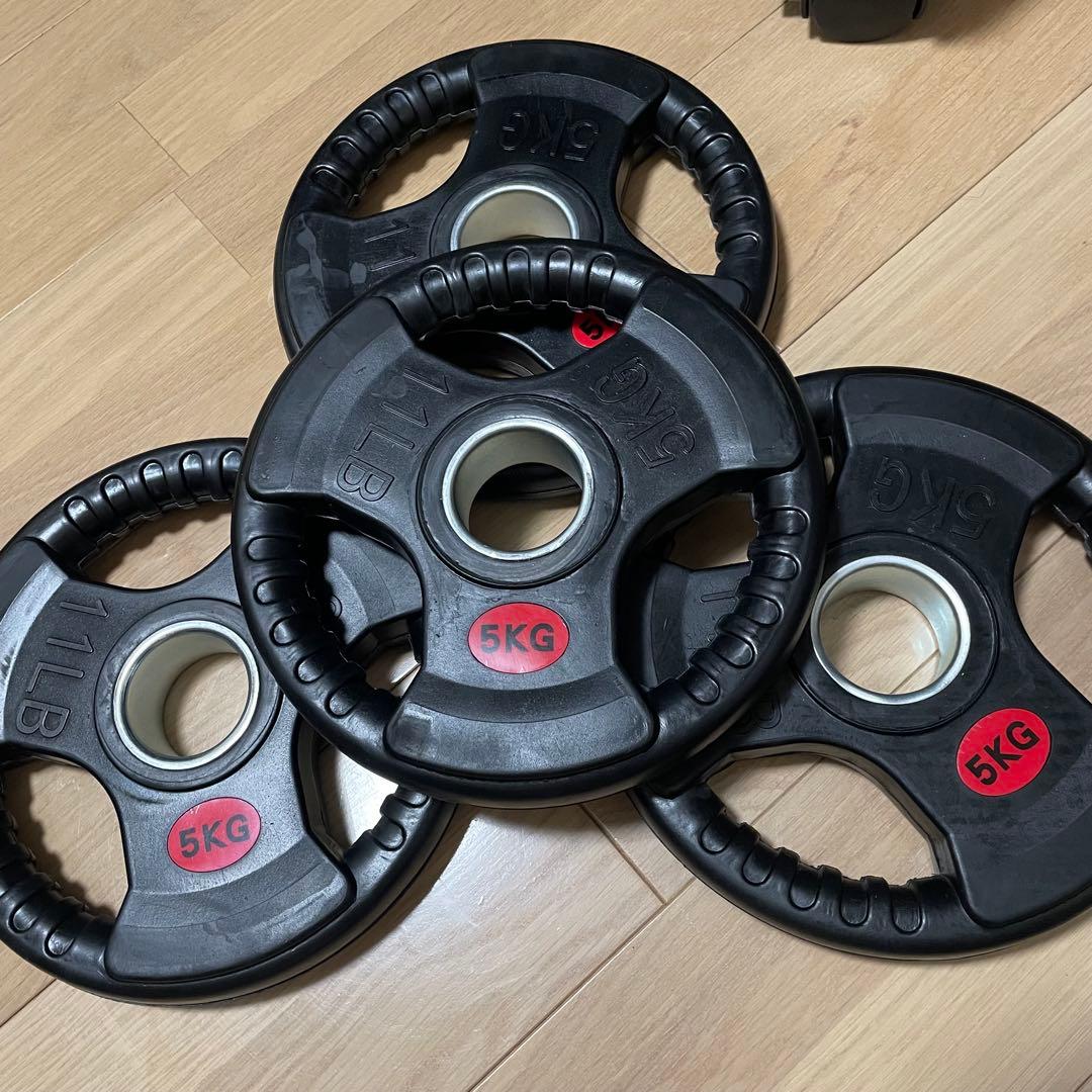 バーベルプレート 5kg×4枚 ラバー オリンピックシャフト Φ50mm 楽天市場】【スーパーSALE期間 全品ポイント5倍!】オリンピック