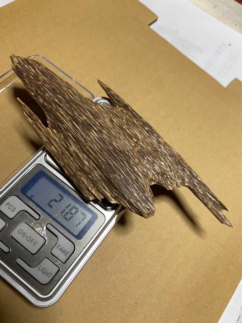 ベトナム産高品質沈香伽羅21.8g 香道聞香用六国五味 香木 R114240395