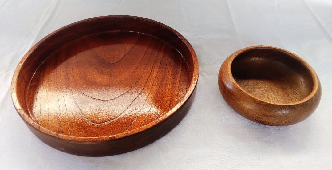 大切に保管していました」／欅＋広葉樹 自伐自作の盆 part③