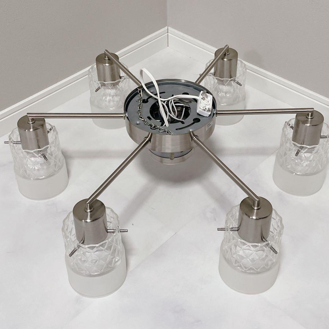 れ*ん様 ODELIC 調光 調色シャンデリア6灯 OC257010PC 10畳