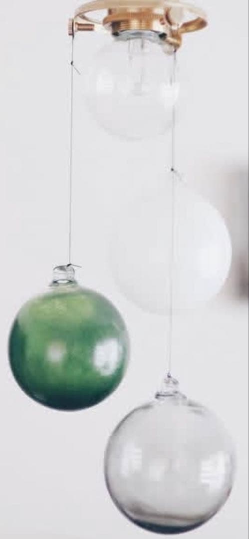 オカベマキコ　しゃぼんランプ　グリーン　ホワイト　スモーキー オカベマキコさんの春の“しゃぼんランプ”をエル・デコ限定で発売【3/6