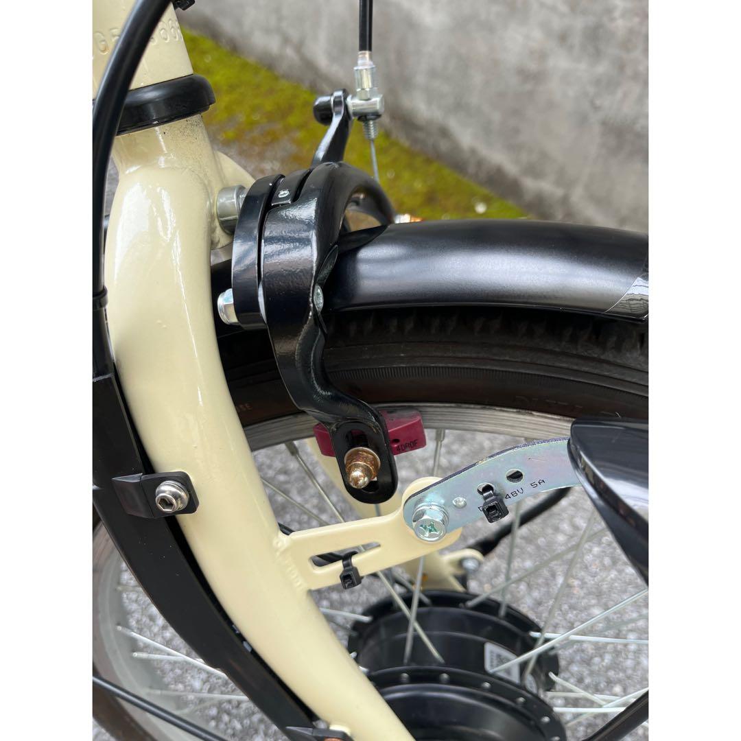 引取希望】EVA PLUS mini2 ベージュ 電動アシスト 折りたたみ式 - メルカリ