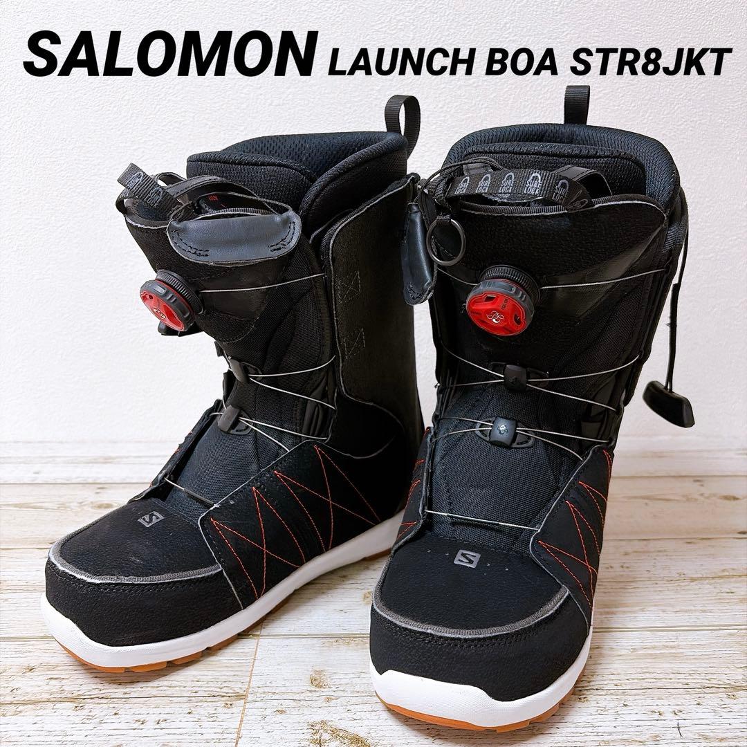 Salomon スノーボードブーツ ブラック/レッド - メルカリ
