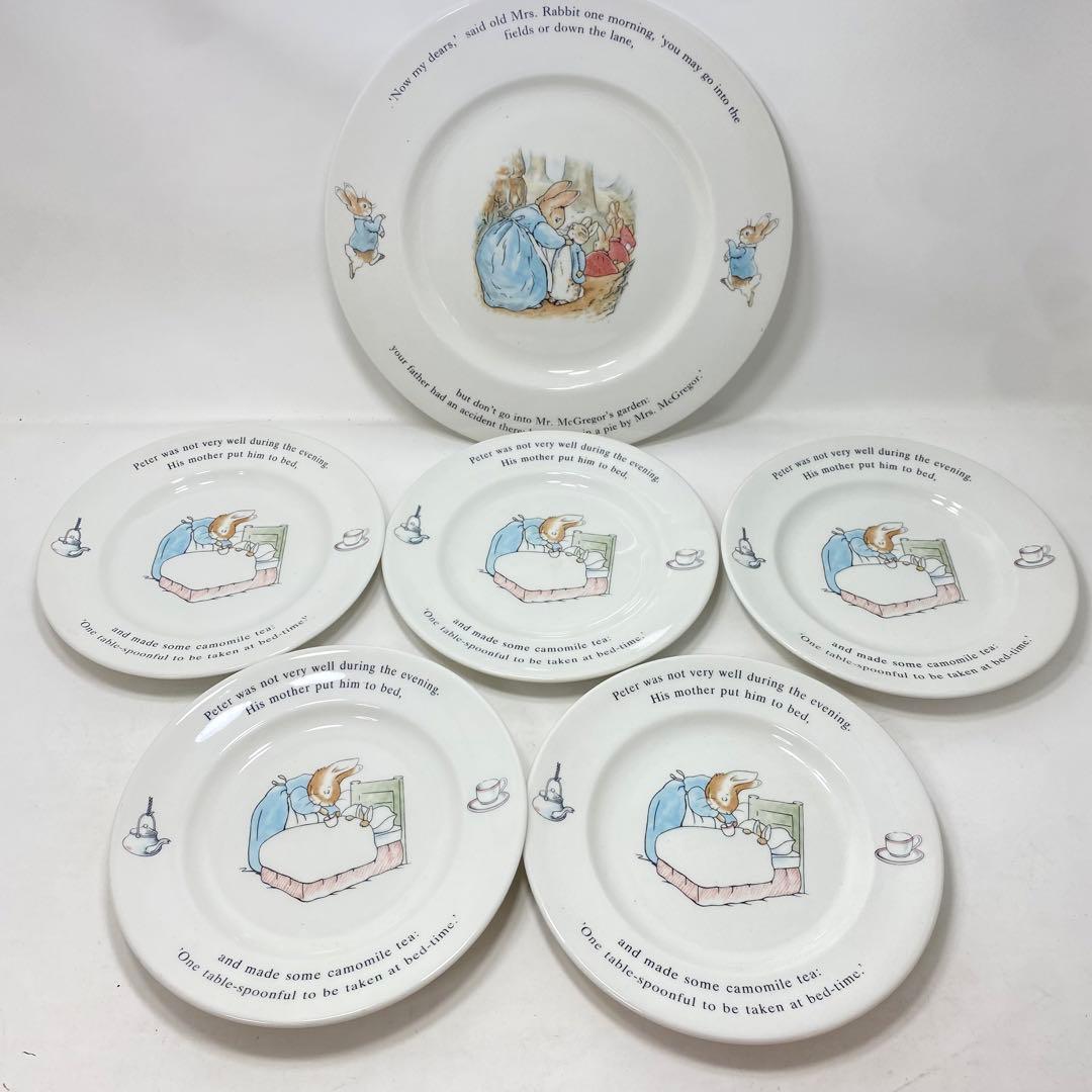 WEDGWOOD ピーターラビット 食器セット 6枚 - メルカリ