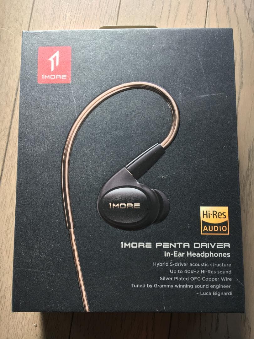 1MORE Penta D P50 ハイレゾ有線イヤホン　未使用 1MORE Penta Driver P50 ハイレゾ有線イヤホン