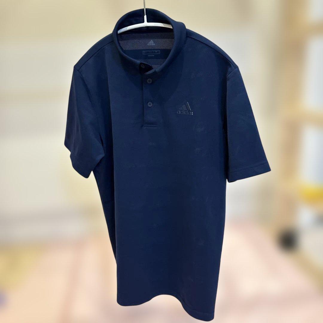 アディダスゴルフ ネイビー ポロシャツ M - メルカリ