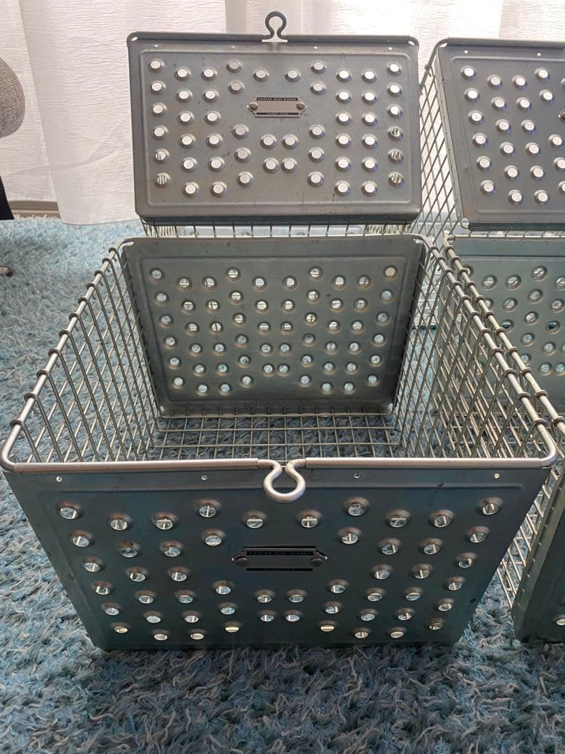 お値下げ】KASPER BASKET ヴィンテージ ワイヤーボックス - メルカリ