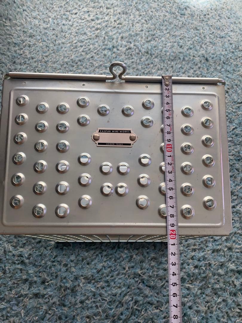 お値下げ】KASPER BASKET ヴィンテージ ワイヤーボックス - メルカリ