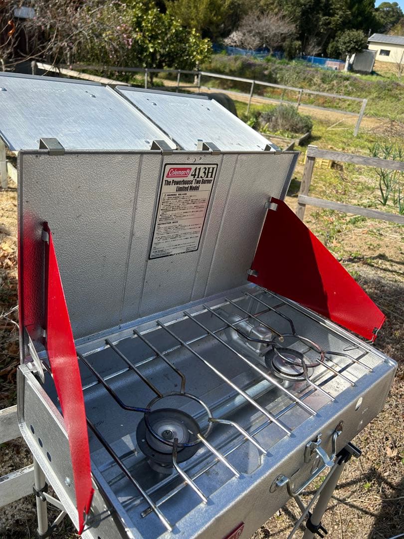 Coleman 413H ツーバーナーコンロ - メルカリ