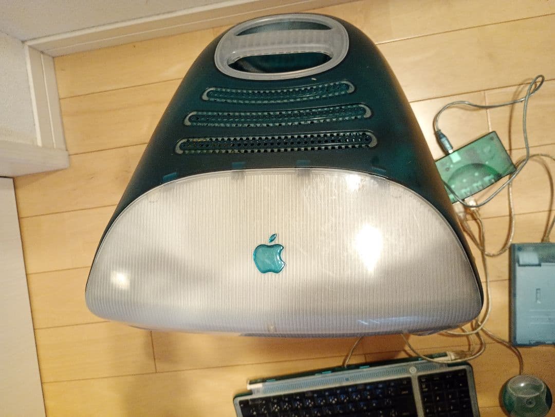 初代】Apple iMac G3 グリーンモデル 本体+付属品 ※作動しません