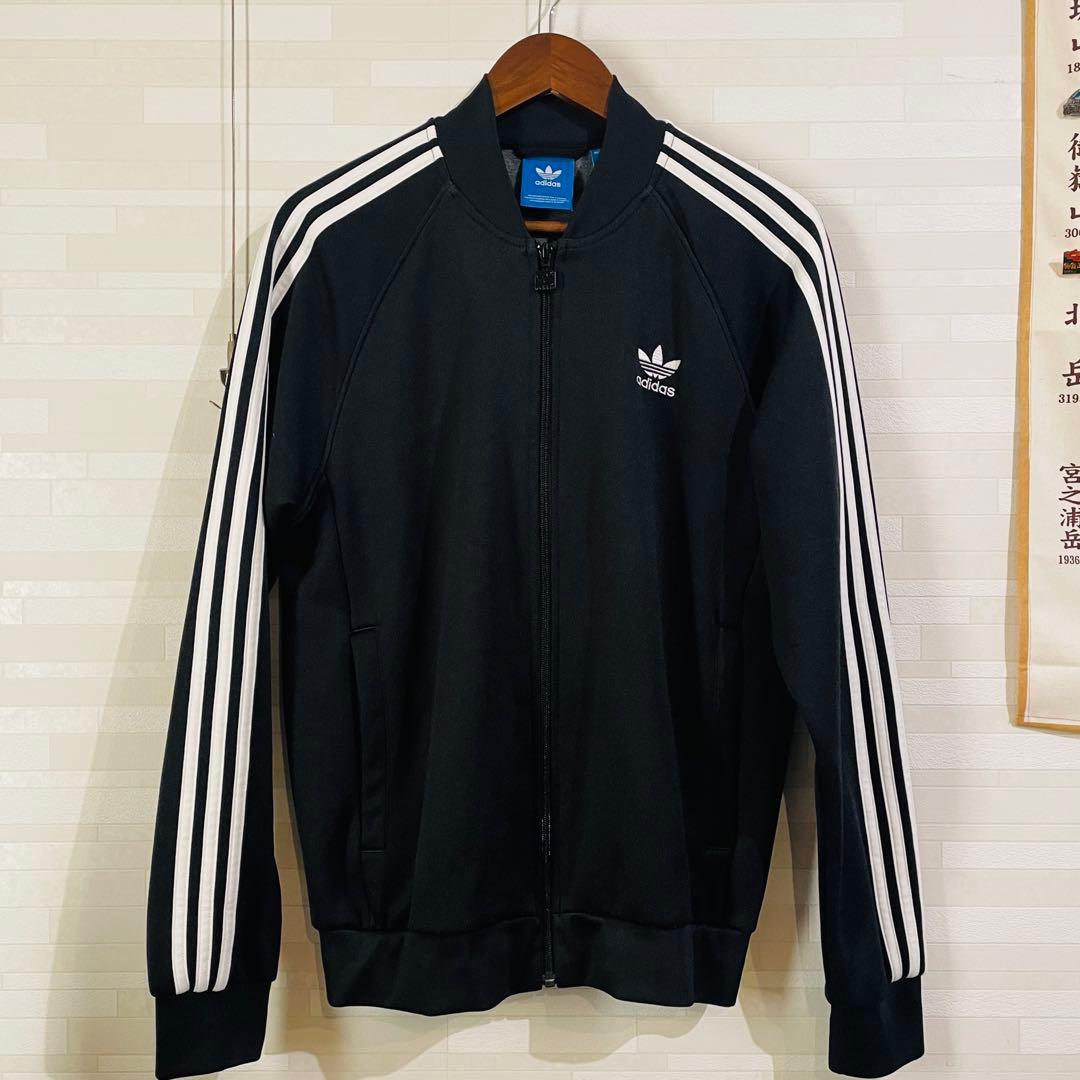 adidas 3本ラインジャージ Lサイズ 黒 - メルカリ
