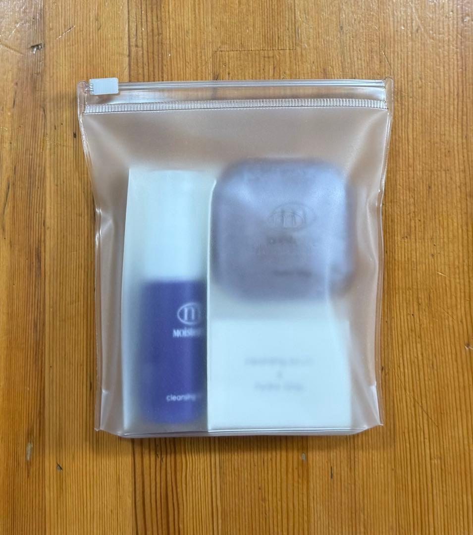 モイスティーヌ 洗顔セット 洗顔用泡立てネット 4個 コットン1個