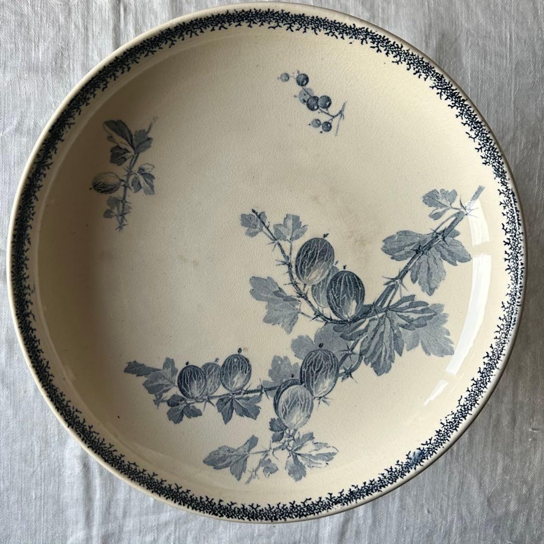 sarreguemines 高台 すぐりの実 グロゼイユ コンポティエ フランス