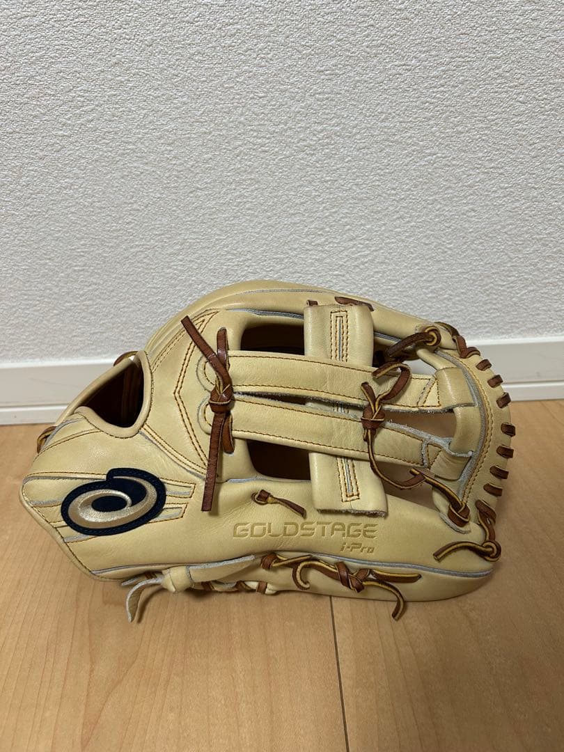 GOLD STAGE 17型 軟式グローブ 外野用クリーム色 Amazon | asics(アシックス) 野球 軟式 グローブ グラブ 外野手用