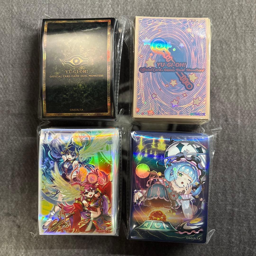 遊戯王　ニューロンポイント　スリーブ　4種セット 遊戯王ニューロン限定スリーブ4種