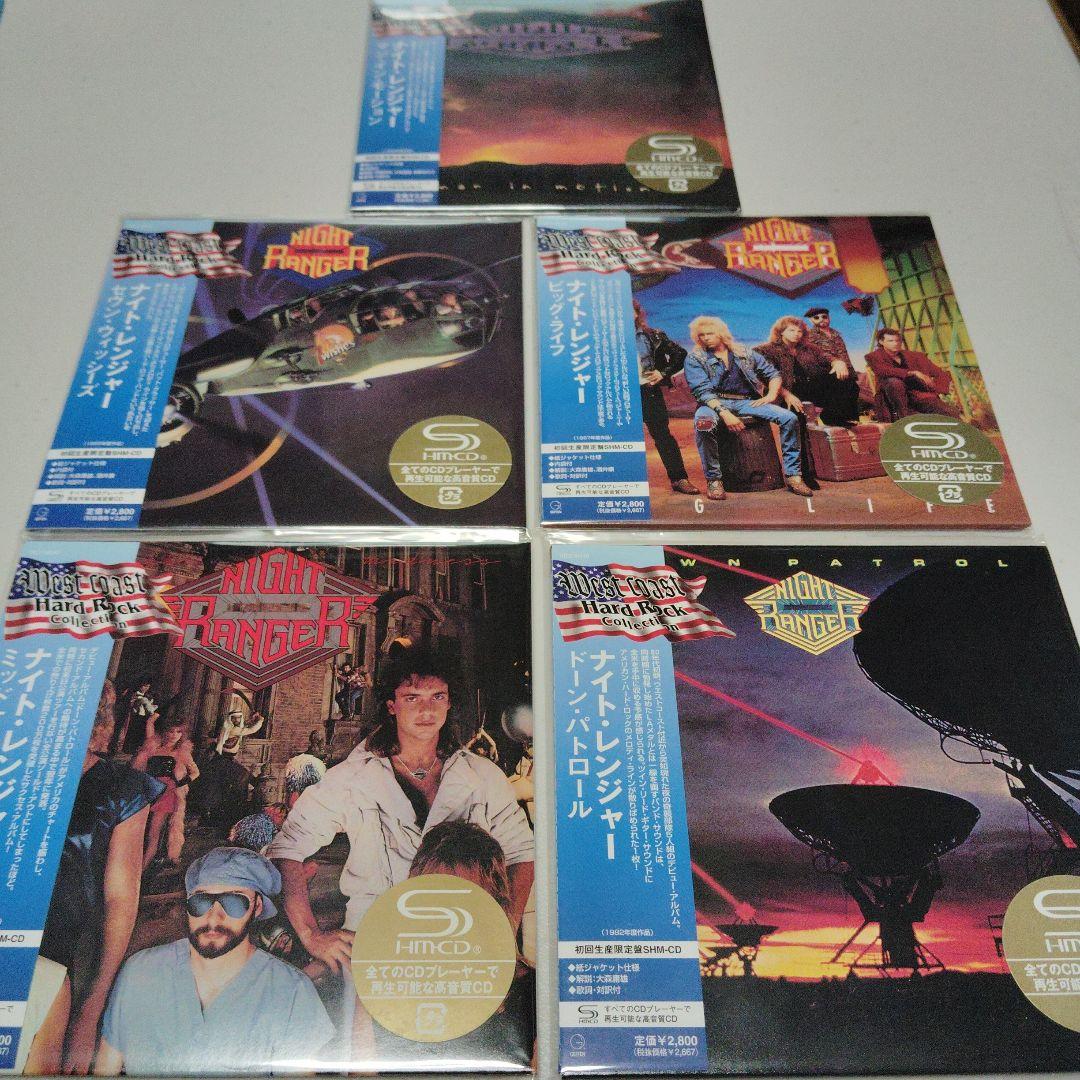 ナイトレンジャー 紙ジャケット SHM CD 5枚セット - メルカリ