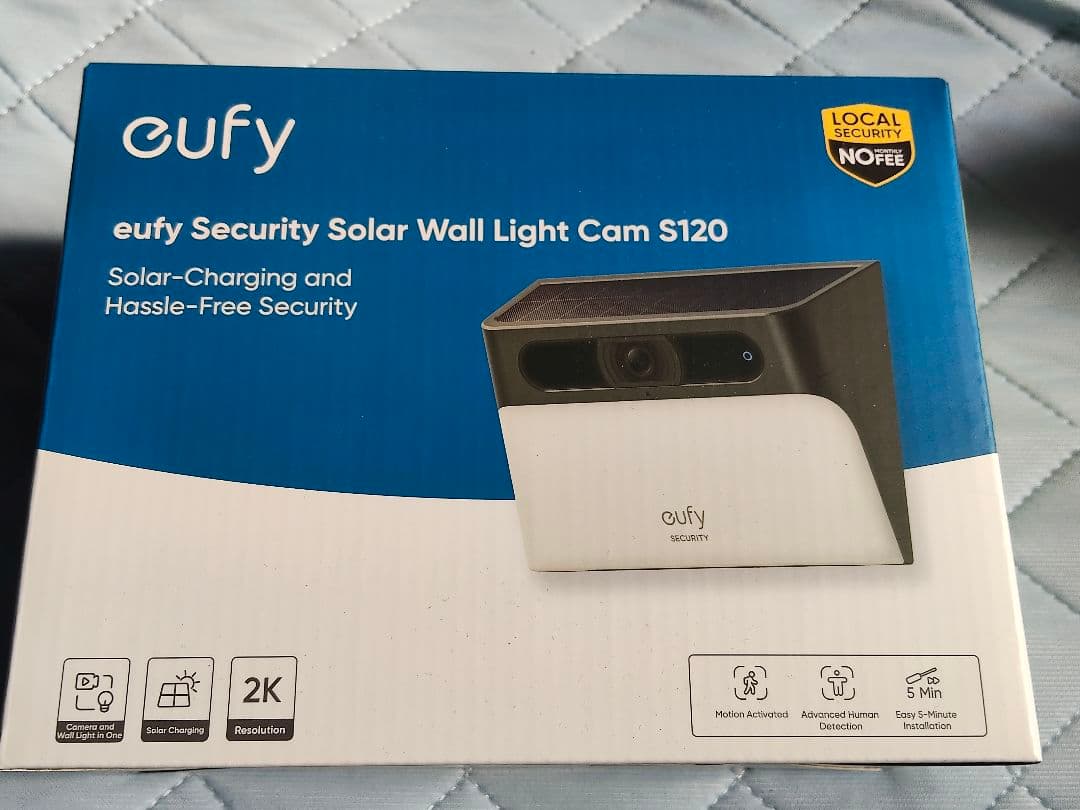 防犯カメラ eufy Solar Wall Light Cam S120 Amazon.com: eufy Security Solar Wall Light Cam S120, Solar