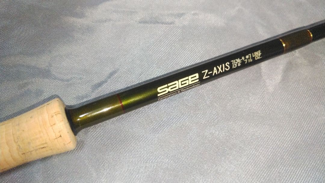 オーダー品/限定 SAGE Z-AXIS 7136-4 ダブルハンドフライロッド セージ